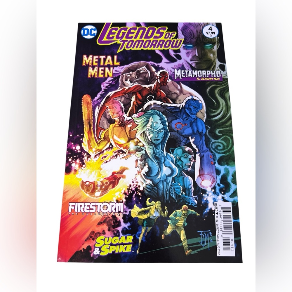 Legends Of Tomorrow DC Comic Book Set Metamorpho Superhero Firestorm Metal Men - Picture 2 of 11